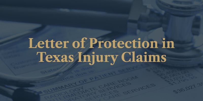 Letter of protection in personal injury claims